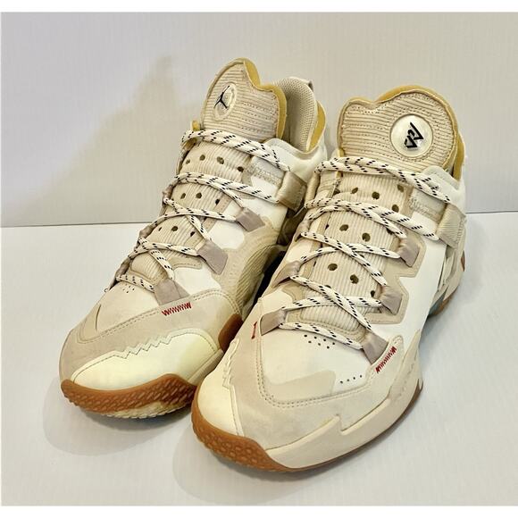 Air Jordan SIZE 11 Honor The Gift x Jordan Why Not Zer0.5 Inner City Nike Beige - Picture 2 of 6